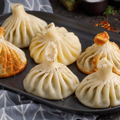 Дюжина хинкали в Баклажан в ТЦ 