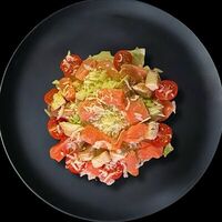 Салат Цезарь с лососем в Путь ролла