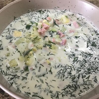 Окрошка с говядиной в Взяли-Поели по цене 510 ₽