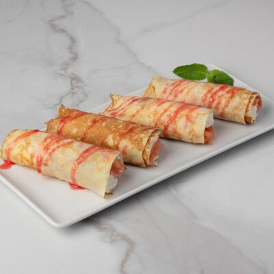 Блины с сыром и лососем в Пельменная по цене 290 ₽