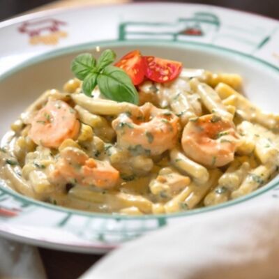 Фузилли с лососемв Мама Рома по цене 575 ₽