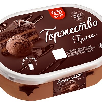 Инмарко мороженое молочное шоколадное c кусочками бисквита в Ура Мороженое по цене 577 ₽