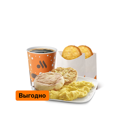 Омлет Большой Комбо в Вкусно – и точка по цене 378 ₽