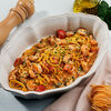 Большие лингвини с креветками в Lucia osteria по цене 1940