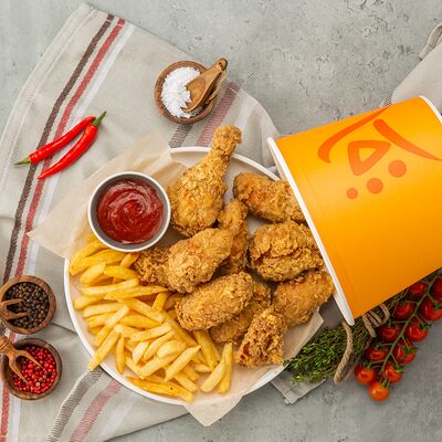 Баскет на двоих в Вкусный цыпленок по цене 1275 ₽