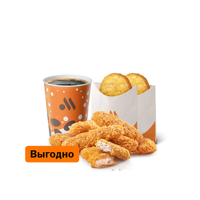 Стрипсы (7 шт.) Большой Комбо в Вкусно – и точка по цене 534 ₽