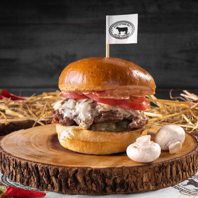 Бургер Машрум в Бургерная №1 по цене 530 ₽