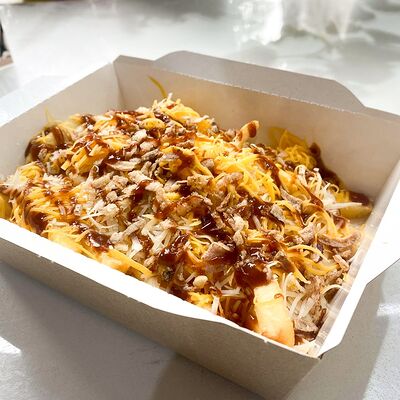 Фри-бокс Чеддер в Одно мясо по цене 360 ₽