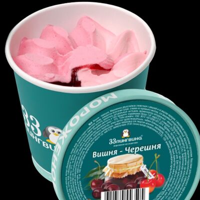 Мороженое 33 пингвина Вишня-черешня в кофе Coffeezy Specialty / Мороженое 33 пингвина по цене 690 ₽