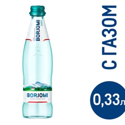 Вода минеральная газированная Borjomi в The FOREST restaurant по цене 210 ₽