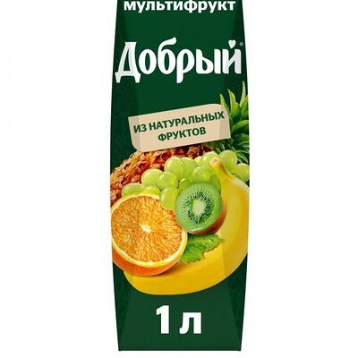 Сок Добрый Мультифрукт в Сытый лосось по цене 369 ₽