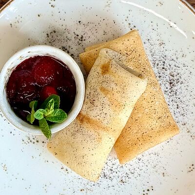 Блинчики с домашним вареньем в ТО САМОЕ по цене 270 ₽