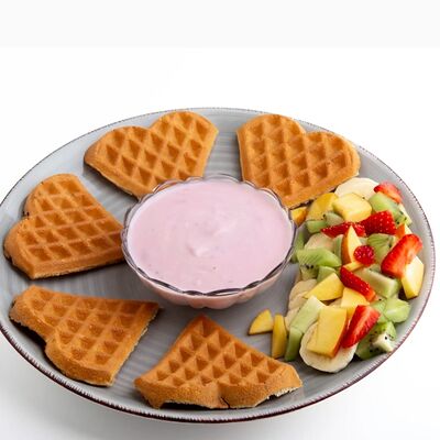 Вафля с йогуртом и фруктами в Waffle City по цене 410 ₽
