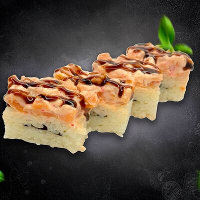 Пресс-суши с лососем в Sopranopizza по цене 410 ₽