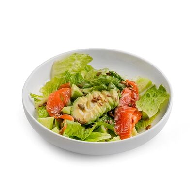 Зеленый салат с форелью в Garden Coffee по цене 799 ₽