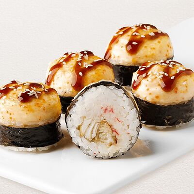 Ролл Аяши с угрем в Суши Wok по цене 499 ₽