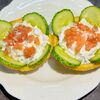 Тарталетки с красной рыбкой форелью и огурчикомв Вкусно как у мамы по цене 529