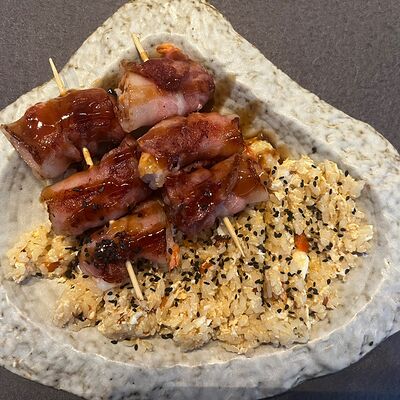 Креветки в беконев Суши-бар Якудза по цене 1170 ₽