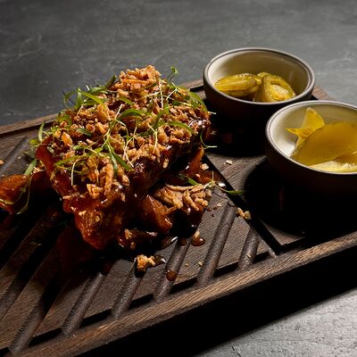 Свиные рёбра в Мишка Бар по цене 870 ₽