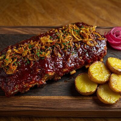 Ребро BBQ в Корова на бочке по цене 1250 ₽