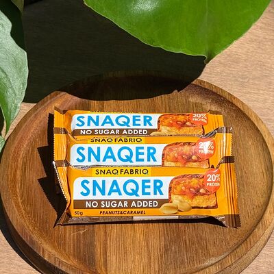 Snaq Fabriq Протеиновые батончики без сахара Snaqer Арахис и карамель в По кофе по цене 169 ₽