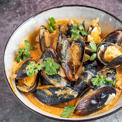 Черноморские мидии в соусе том ям в Новые Лица по цене 900