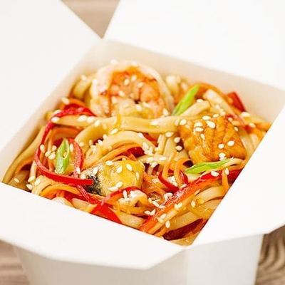 Wok c Морепродуктами в Big Size Roll по цене 675 ₽