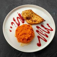 Нежная куриная грудка с тыквенным пюре в Пери Шашлыки