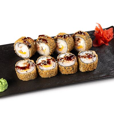 Жареный ролл с лососем в MAHALLA по цене 2500 ₸