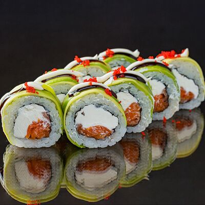 Ролл Зеленый дракон в Васаби по цене 1250 ₽