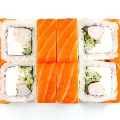 Филадельфия с креветкой в Каратэ Суши по цене 850 ₽