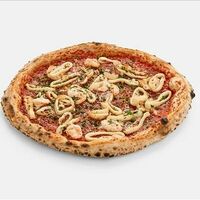 Пицца Маринара с кальмаром и креветкой в Маргаретти
