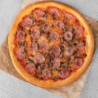 Пицца с ветчиной и грибами в Табаско