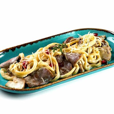 Лапша домашняя с языком и грибами в Гранат по цене 430