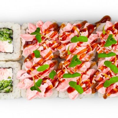 Лава с краб-кремом в Каратэ Суши по цене 475 ₽