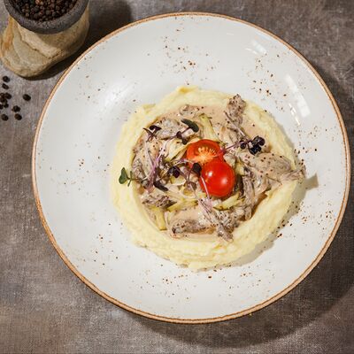 Бефстроганов с мраморной говядинойв 8 seconds pub по цене 1050 ₽