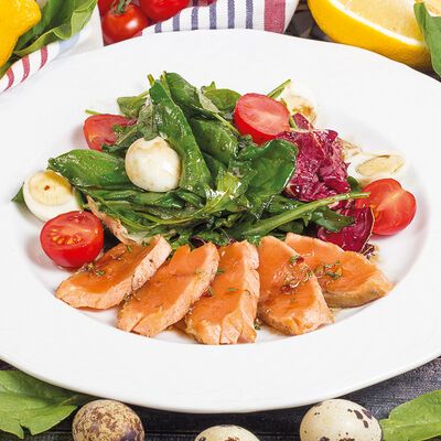 Салат с семгой в Мушмула по цене 469