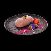 Бананово-малиновый мусс с юдзу чатни в Пицца Пи