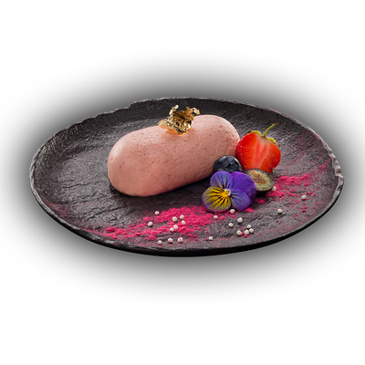 Бананово-малиновый мусс с юдзу чатни в Пицца Пи по цене 449 ₽