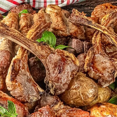 Сет мясо на кости в GRILL TOWN big set по цене 5250 ₽