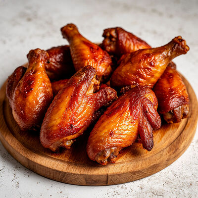 Куриные крылышки из нашей коптильни в Банхоф по цене 299 ₽
