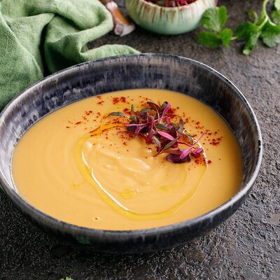 Чечевичный суп в Баклажан в ТЦ 