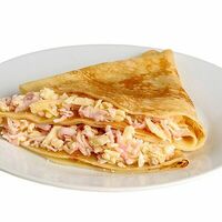 Блин с ветчиной и сыром в Блинная Три сковородки