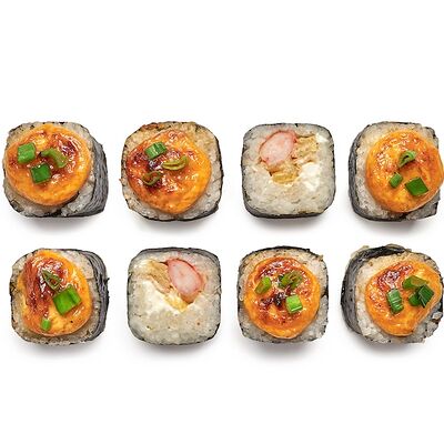 Хот ролл спайси с тигровой креветкой в CITYBAR по цене 648 ₽