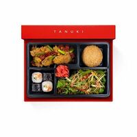 Ланч с крыльями и Окинавой в Тануки