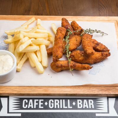 Куриные наггетсы в BBQ Bar по цене 640 ₽