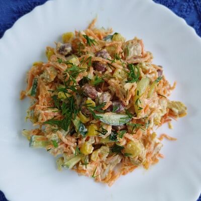 Салат с фасолью в Домашняя кухня у Ирмы по цене 155 ₽