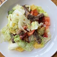 Салат с говядиной и апельсином в Милано