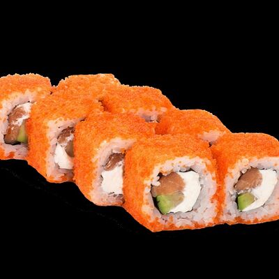 Ролл Калифорния с лососем 8 шт/240гр в Хотэй суши по цене 579 ₽
