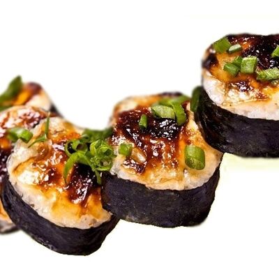 Запеченный ролл Дуэт 5 шт в Фабрика Суши по цене 419 ₽